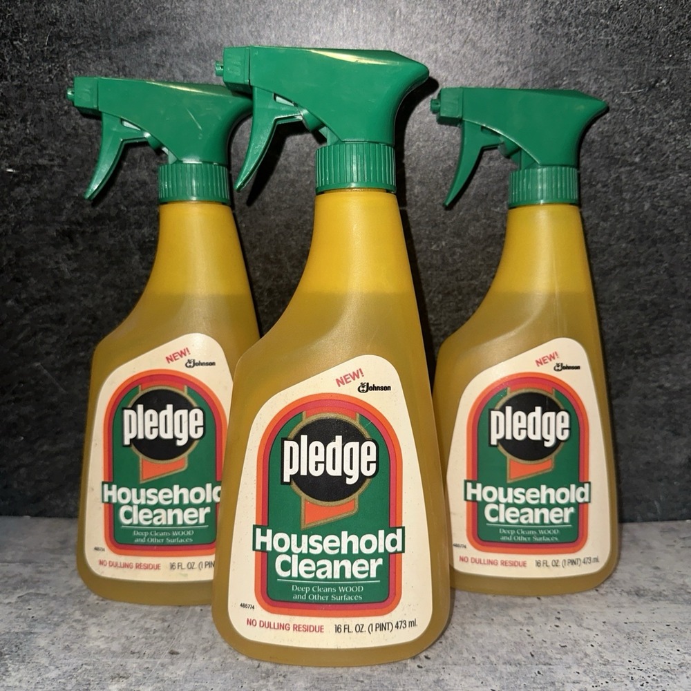 3 Lot Pledge Household Cleaner Spray Bottle
